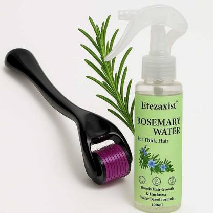 Etezaxist rosemary water for thick hair with derma roller|boosts hair growth|scalp care