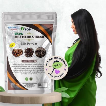 Top Quality Store Amla, Shikakai Reetha Powder can turn white hair into black