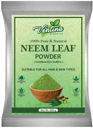 Ventina Organics Pure and Organic Neem Leaf Powder for Glowing Skin