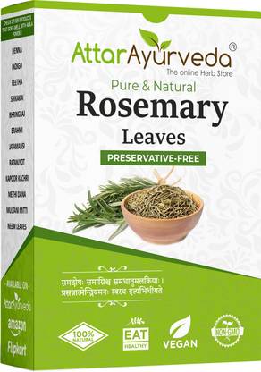 Attar Ayurveda Rosemary leaves 100 grams | Dried Rosemary leaves | 100% Pure and Natural