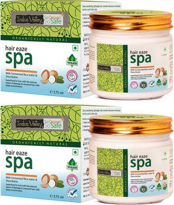 Indus Valley Deep Nourishing Hair Eaze Spa - Twin Pack - For Soft and Shiny Hairs