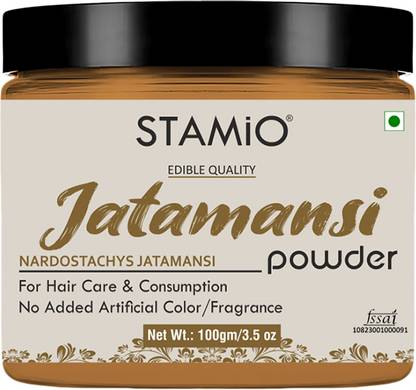 STAMIO Jatamansi Powder for Hair, Eating | Nardostachys Jatamasi | Digestive Health