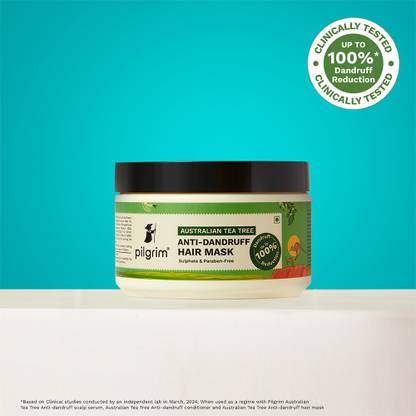 Pilgrim Australian Tea Tree Anti-Dandruff Hair Mask For Smooth & Deeply Moisturized Hair
