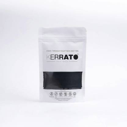 KERRATO HAIR FIBRES Refill Pack Natural Keratin Hair Thickening Fibers for Thin Hair (Medium Brown)