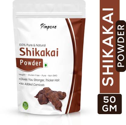 Pinpoxe Best Pure Organic Shikakai Powder 50g(Pack of 1)