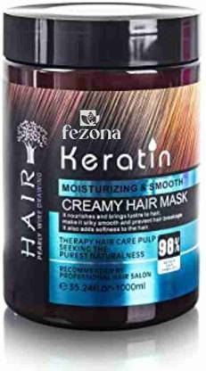 FEZONA KERATINE HAIR MASK FOR SMOOTH AND SHINE HAIR CREAMY KERATIN HAIR MASK SPA CREAM