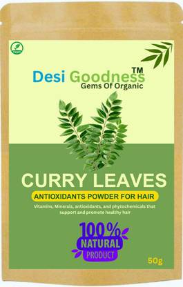 Desi Goodness Curry Leaves Powder for Hair Growth and Reduces hair fall