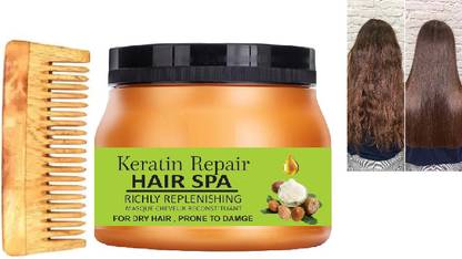 AGLEY hair spa for hair 200 gm care hair mask 1 neem comb