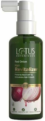 Lotus Botanicals Red Onion Hair Revitalizer | Prevents Hair Fall & Stimulates Growth