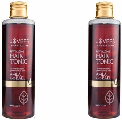 JOVEES Revitalizing Hair Tonic-Amla and Bael. (Pack Of 2)