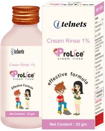 ITELNETS Prolice Cream Rinse fro Hair Lice Remover