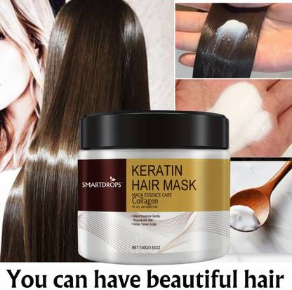 smartdrops Keratin Creamy Hair Mask for Dry Damaged Hair & hair growth treatment