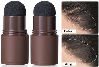 MYEONG Black Shade Eyebrow And Hair Liner Powder Bhanu Hair Loss Concealer in seconds Hair Volumizer Powder