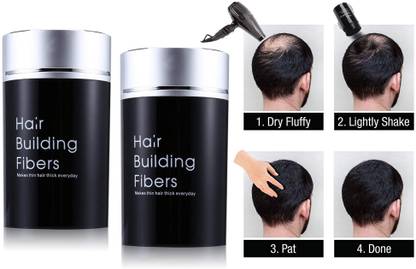 GFSU - GO FOR SOMETHING UNIQUE Keratin-Derived Fibres For Naturally Thicker Looking Hair, Cover Bald Spot ND96 EXTREME HOLD Hair Volumizer POWDER