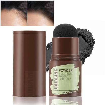 FLORERO Hairline Powder Touch Up Eyebrow Stamp Root Cover Up Hairline Black Root Touchup AS2003 Hair Loss Concealer in seconds Hair Volumizer POWDER