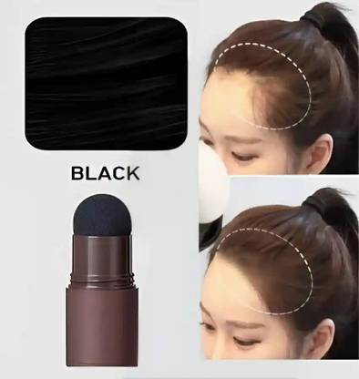SUBIA Hair Shading Hairline Shadow Powder Stick, Quick Root Touch-Up , BLACK KN___ 5689 STRONG HOLD Hair Volumizer Temporary