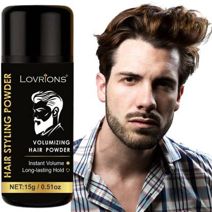 LOVRIONS Mattifying Volume Powder Hair Wax 15gm Matte Finish|Strong Hold|Wax Extreme hair Hair Styling Powder Extreme Hold Hair Volumizer Powder