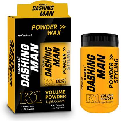 Kamill Professional Dashing Man Volume Powder 100% Natural & Safe Hair Styling Powder Paraben & Sulphate Free Strong Hair Volumizer Powder