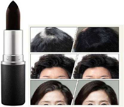 MYEONG Bhanu1 Waterproof Black Hair Lipstick Multi Usse Hair Lipstick Hair Loss Concealer in seconds Hair Volumizer Stick