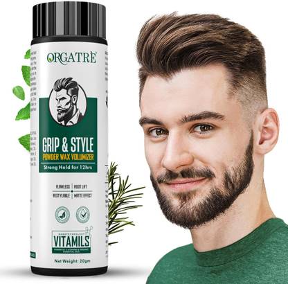 Orgatre Hair Wax With Strong Hold For 12 Hour, Matte Finish Volumizer Strong Hold Hair Volumizer Powder Wax