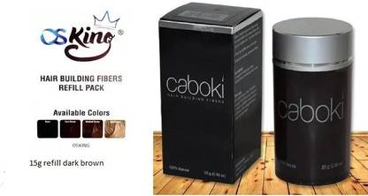 Osking Hair Volumizer caboki 25gram with 15gram pouch dark brown 125454758 soft Hair Volumizer powder