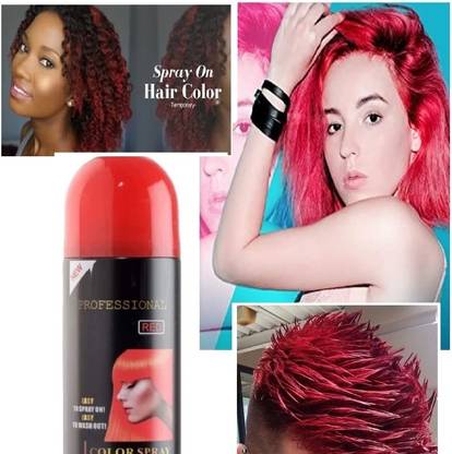 HUZURLU Temporary Magic Retouch Root Color Cover-Up Hair Red Colour Spray Hair Spray 555 strong Hair Volumizer liquid