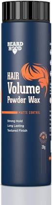 BEARDHOOD Hair Volumizing Powder Wax | Matte Finish , Natural & Zero Toxin Strong Hold Hair Volumizer Powder Wax