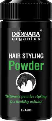 DONNARA organics Hair Volumizing Powder Matte Finish 24hrs Hold Hair Pack of 1 of 15Gms Hair Styling Powder Extreme Hair Volumizer Powder