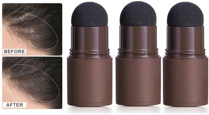 MYEONG Hair Shading Sponge Pen, Hairline Shadow Powder Stick Combo Bhanu Hair Loss Concealer in seconds Hair Volumizer Powder