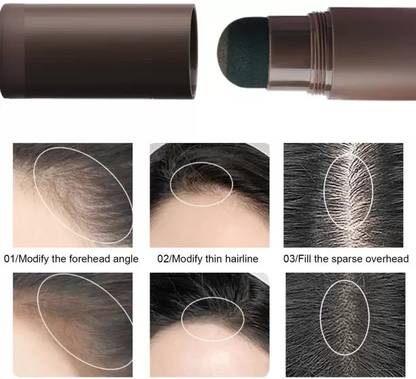 EVERERIN Natural black Shade Hairline Powder, Hair Shading Sponge Pen Quick Root Touch-Up Dm123 extreme Hair Volumizer powder