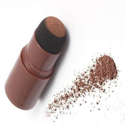 MYEONG Hairline Shadow Powder Stick Hair Paired With 3 pairs of eyebrow Stencils Bhanu Hair Loss Concealer in seconds Hair Volumizer Powder