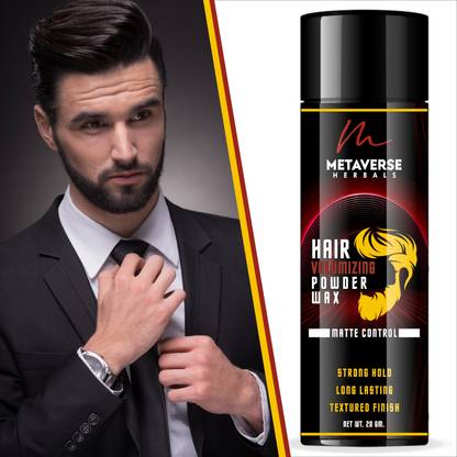 METAVERSE Power Puff Volumizing Wax Volume Hair Powder Wax with Strong Hold Matte Finish for 24 Hours Hair Volumizer Powder-Wax Hair Volumizing Powder Wax with Strong Hold Matte Finish for 24 Hours Hair Volumizer Powder-mousse