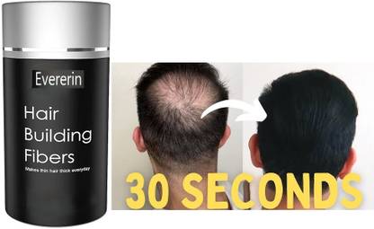 EVERERIN New Hair Fibers for Thicker, Fuller Hair KN--E34BALCK34 STRONG HOLD Hair Volumizer POWDER