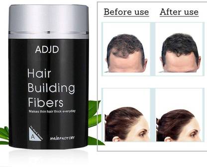 ADJD Hair Building Fibers Thin & Bald Spots KN343DF STRONG HOLD Hair Volumizer ALL HAIR TYPE