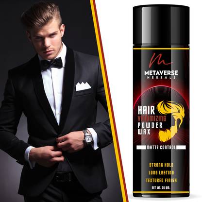 METAVERSE Bounce Builder Volumizing Powder Puff Lift Volumizing Powder with Strong Hold Matte Finish for 24 Hours Hair Volumizer Powder-Wax Hair Volumizing Powder Wax with Strong Hold Matte Finish for 24 Hours Hair Volumizer Powder-mousse