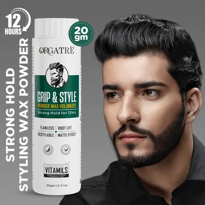 Orgatre Hair Wax With Strong Hold For 12 Hour, Matte Finish Volumizer Strong Hold Hair Volumizer Powder Wax