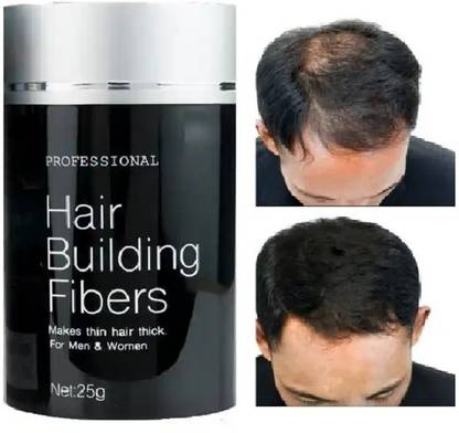 GULGLOW99 Black ReGrowth Hair Building Fiber Black Hair Loss Concealer in seconds Hair Volumizer Hair Volumizer Hair Building Fibers