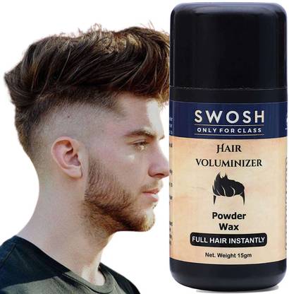 SWOSH Hair Volumizing Powder Wax For Men Adds Volume To Hair For Strong Hold and Matte EINT-SW-Hair-Voluminizer-15Gm Extreme Hair Volumizer hair volumizing powder wax mini for men adds volume to hair(hair spray)
