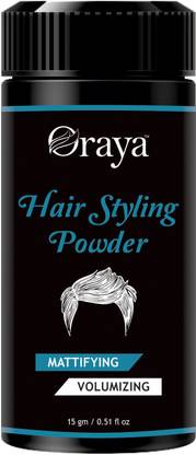 Oraya Hair Styling Powder for High Volume, Strong Hold, Matte Look For Men- Hair Powder