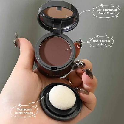 MYEONG Makeup Hairline Shadow Gray Hair Coverage Touch Up Hair Powder Bhanu Hair Loss Concealer in seconds Hair Volumizer Powder