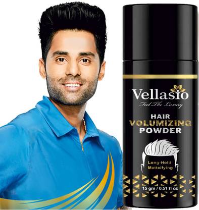 vellasio Mattifying Volume Powder Hair Wax 15gm Matte Finish|Strong Hold|Wax Extreme hair Hair Styling Powder Extreme Hold Hair Volumizer Powder