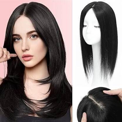 TRESS  Toppers for Thinning  Women Black Hair Extension
