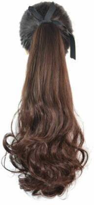 Blushia Natural Brown Ribbon Ponytail Hair Extension