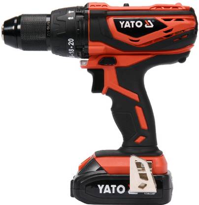 YATO 18V with 2 Batteries YT-82786 Cordless Impact Drill Machine 13mm Impact Driver