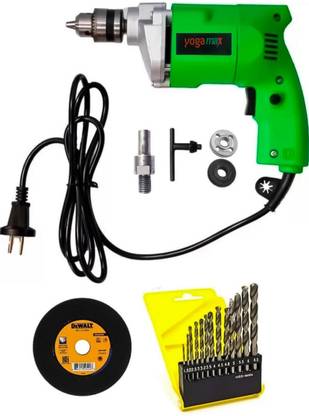 Mamodiaz Yogamax Drill Machine and Iron Cutting & Complete Set With HSS bit Impact Driver