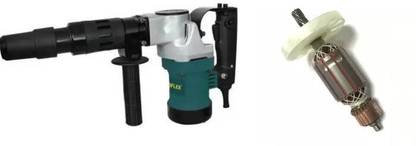 Sauran Power & Hand Tool Kit Combo Pack Demolition Hammer Breaker Machine with Armature 0810/5kg Demolition Hammer Combo Rotary Hammer Drill