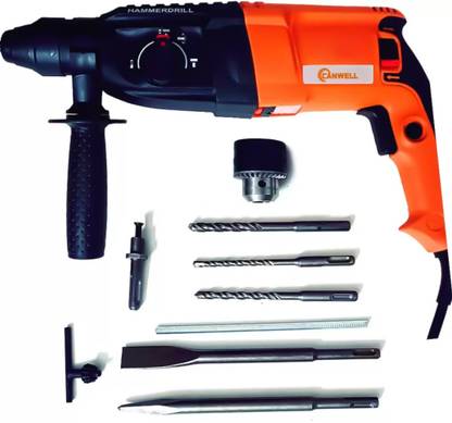Mamodiaz Canwell CW2-26 Rotary Hammer Drill Machine 26mm, Copper Armature Rotary Hammer Drill