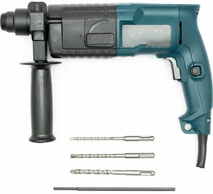 QUICK P ROTARY HAMMER DRILL 20MM WITH 3PCS DIFFERENT BITS AND A HANDLE IN A CASE ROTARY HAMMER DRILL 20MM CHUCK SIZE Rotary Hammer Drill