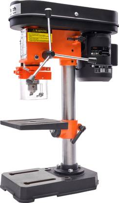 KP TECH Drill Press 350 W 16 Kgs 3140 RPM Speed 5 Spindle Speed Settings 50 MM Of Spindle Travel 46 Mm Of Column Diameter Adjustable Working Table Angle Drill