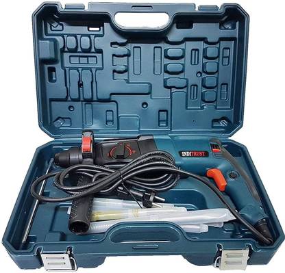 Inditrust 100% Copper Winding (1250w) 900W Heavy Duty Rotary Hammer Machine with 3 modes Pistol Grip Drill